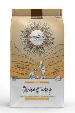 Kraftia CRAFTIA NATURA DOG Puppy S Chick. &Turkey 640g