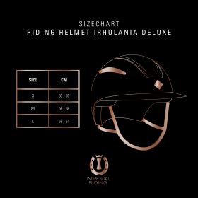 Jezdecká helma IRH Olania Deluxe big visor Dark brown (5)
