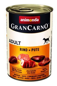 Animonda GRANCARNO konz. ADULT hovězí/ krůta 400g