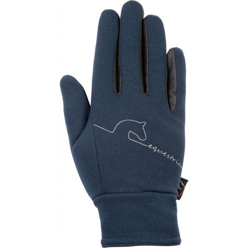 Neoprenové rukavice Equestrian modré