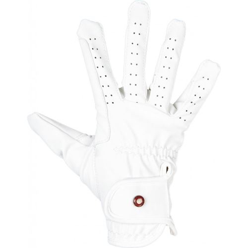 Jezdecké rukavice Professional Soft bílé
