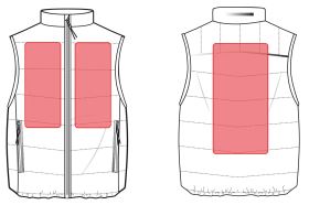 HKM dětská vyhřívaná vesta Cuddle Style + powerbanka - černá (5)