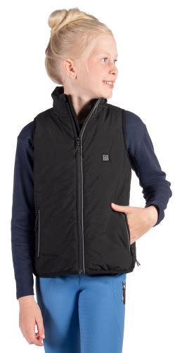 HKM dětská vyhřívaná vesta Cuddle Style + powerbanka - černá