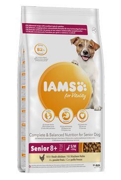 Iams Dog Senior Small&Medium Chicken 12kg