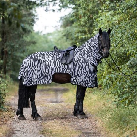 Jezdecká síťová deka ZEBRA