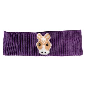 HKM dětská čelenka Amina Kids big dream dark lilac
