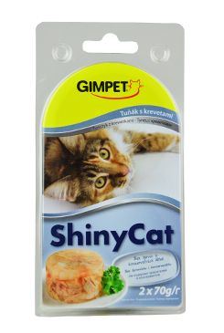 Gimpet kočka konz. ShinyCat tuňák/krevety 2x70g