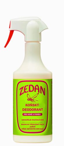 Zedan Pferde Deo, Koňský deodorant pro koně a poníky proti hmyzu, láhev s rozprašovačem 500ml