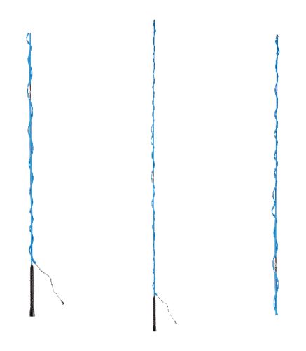 Lonžovací bič dělený - azurově modrý