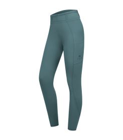 E.L.T. jezdecké legíny Mathilda Glam, full grip pine green