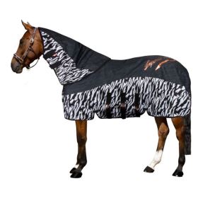 Krční díl  IRH Super-dry Carly Black zebra (1)