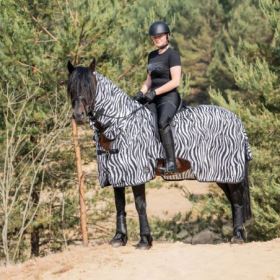 Jezdecká síťová deka ZEBRA (3)