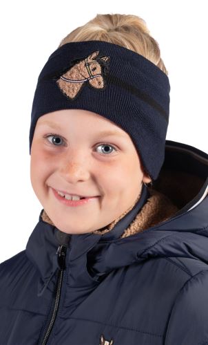HKM dětská čelenka Mia - tmavě modrá