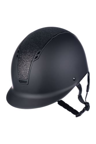 Jezdecká helma -Glitter- černá