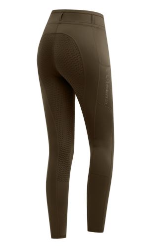 Waldhausen jezdecké legíny Ella Glam - hnědozelené