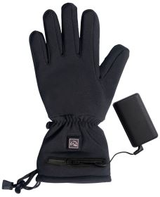 HKM vyhřívané rukavice Keep Warm + powerbanka - černé (3)