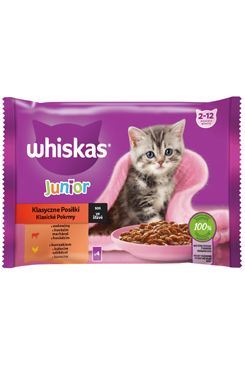 Whiskas kaps. Core Junior klas. výběr 4x85g