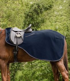 Bederní deka Modern Rosé tm. modrá/rosegold