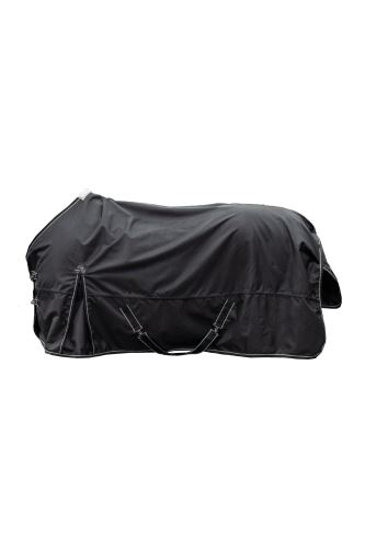 Výběhová deka -Premium- 1680D 300g,  podšívka plyš - Černá