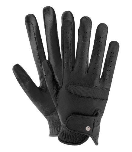 Luxusní kožené rukavice ELT černé