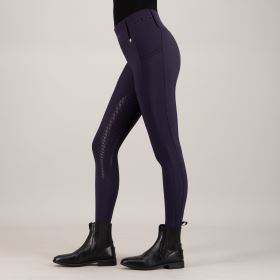 Jezdecké legíny HV Polo Favourite, Full grip - Navy (2)