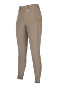 HKM Jezdecké legíny -Amalfi- silikonový sed, taupe (2)