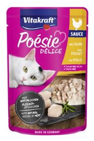 Vitakraft Cat Poésie DéliSauce kapsa kuřecí 85g Vitakraft Cat Poésie DéliSauce kapsa kuřecí 85g