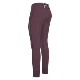Jezdecké legíny HV Polo Isabell, Full Grip - Dark berry (1)