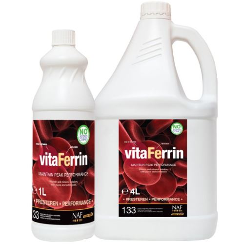 NAF VitaFerrin pro maximální výkon s pořádnou dávkou železa, láhev 1l