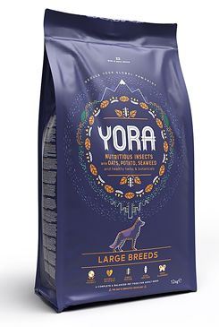 YORA Dog Adult granule z hmyzu Large Breed 12kg