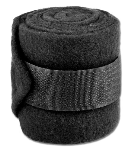 Fleece bandáže pro minishetty - černé 4ks