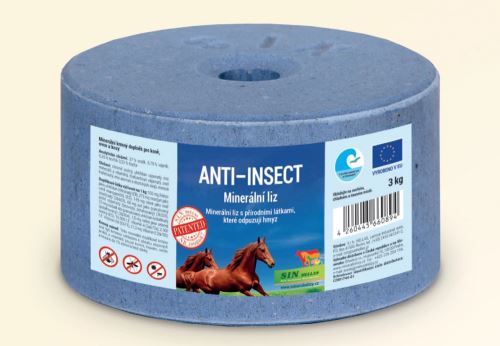 SIN Hellas Minerální liz proti obtěžujícímu hmyzu, balení 3 kg