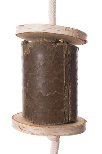 Lax Futtermittel Závěsná, zdravá zábava z vojtěšky a březových koleček pro koně 100% přírodní, balení 2kg