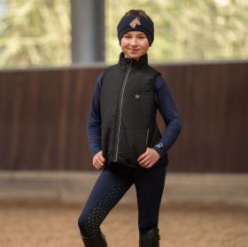HKM dětská vyhřívaná vesta Cuddle Style + powerbanka - černá (7)