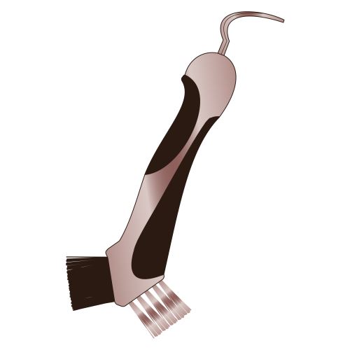 Háček na kopyta IRH Scraper Dark brown-Rose gold