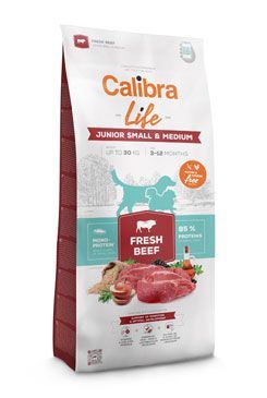 Calibra Dog Life Junior Small&Medium Fresh Beef 12kg