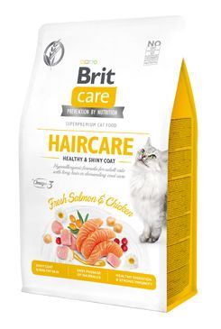 Brit Care Cat GF Haircare Healthy&Shiny Coat 0,4kg