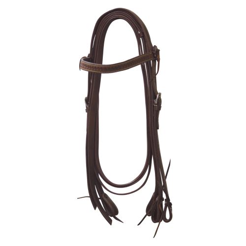 Westernová uzdečka Lakota basket/flower s otěžemi
