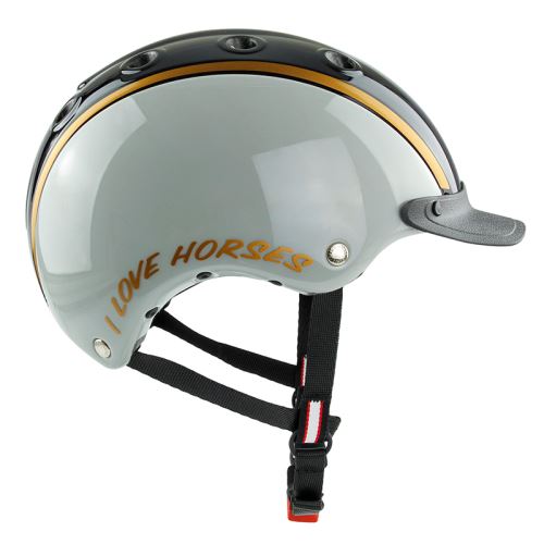 Jezdecká  helma Casco Nori písková/černá/měď -  lesklá