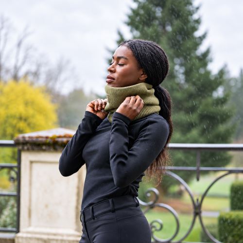Lauria Garrelli nákrčník Montalcino olive green