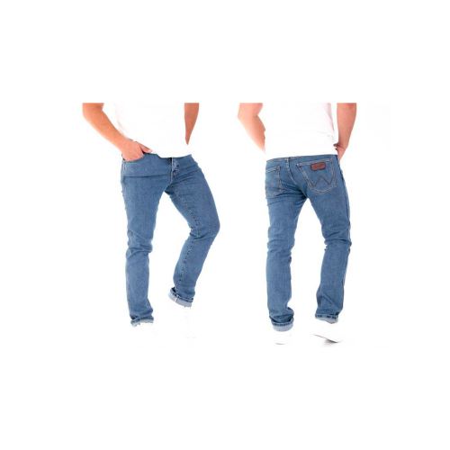 Westernové wrangler jeans Midstone pánské