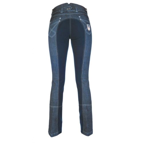 Pantalony Miss BLINK jeans celokožený sed