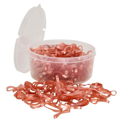 Zaplétací gumičky, velké  IRH, rosegold