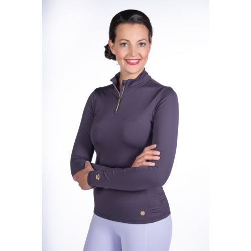 Funkční triko s dlouhým rukávem -Lavender Bay Uni- tmavě fialové