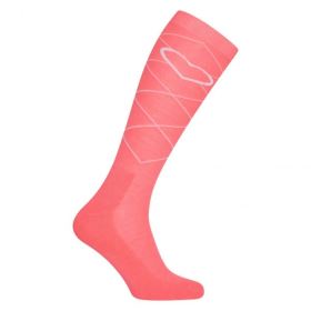 Jezdecké ponožky IRH Heart Knockout pink