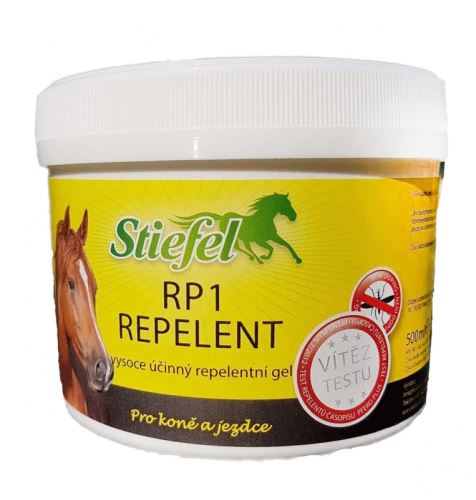 Stiefel Repelent RP1 gel, dlouhotrvající, šetrná ochrana proti hmyzu bez zápachu, gel pro nepřístupná místa 500 ml