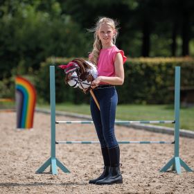 QHP uzdečka Luxury pro Hobby horse Dark brown (2)