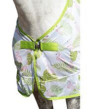 Deka proti mouchám Flamingo - zelená/růžová (2)
