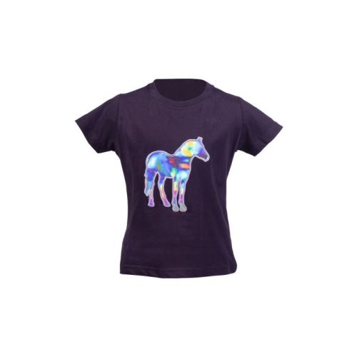 Dětské triko - Lola- tmavě fialové
